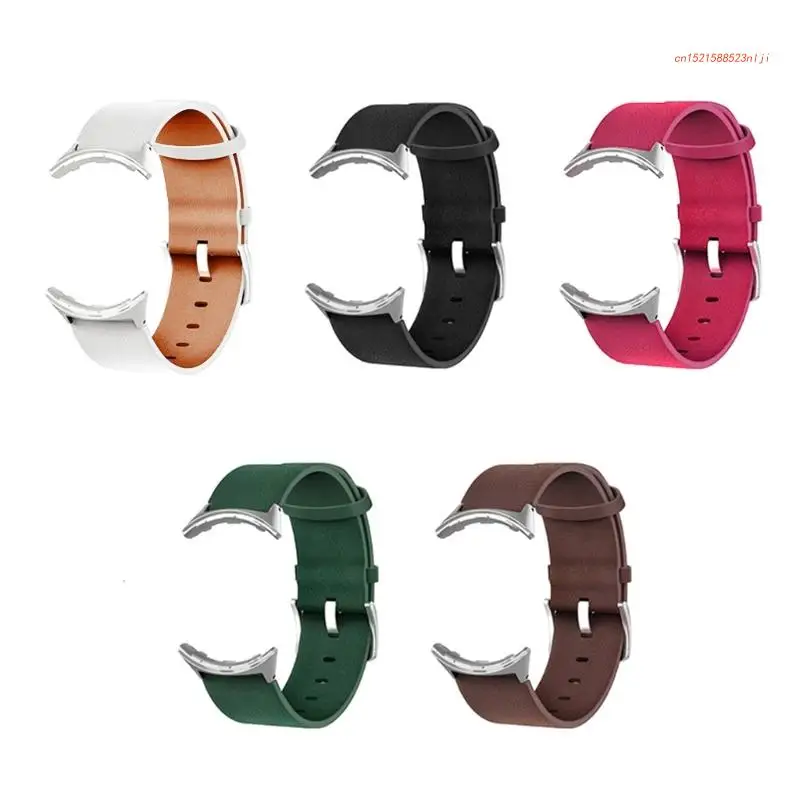 

Sweatproof Smartwatch Strap Suitable for Pixel Smartwatch Waterproof Adjustable-Wristband Sport Leather Drop Shipping