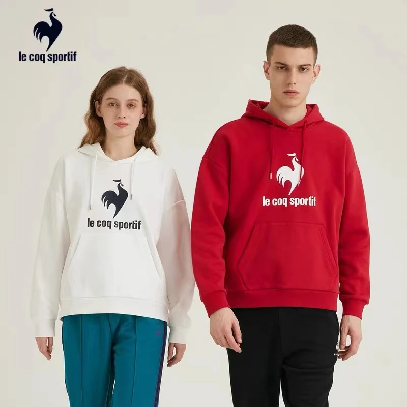 

Official France Le Coq Sportif Hoodies High Quality 1:1 Men's and Women's Rooster Print Tide Sweatshirt Outdoor Fashion Clothing