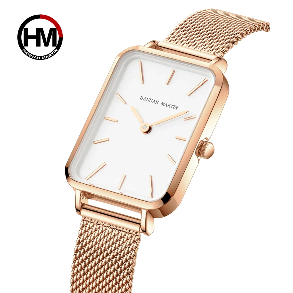 

Luxury Ladies Bracelet Quartz Watch Ultrathin Simple Fashion Japanese Movement Stainless Steel Mesh Belt Watch Relógio Feminino
