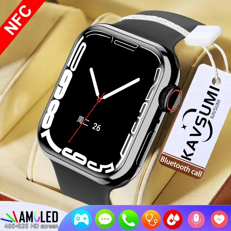 

Смарт-часы AMOLED, 2023 дюйма, HD экран, для Apple Watch IW9 IW8
