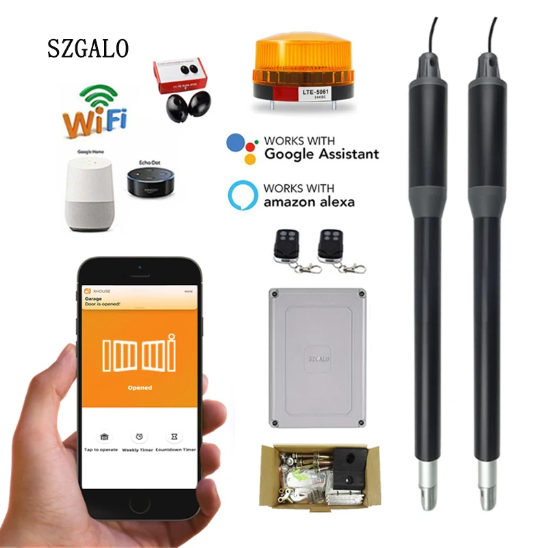 200 кг автоматический двойной рычаг Φ привод двигателя закрывающий поворотный