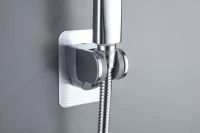 shower head holder self adhesive showerhead bracket adjustable wall mount storage rack home hotel bathroom bidet accessories