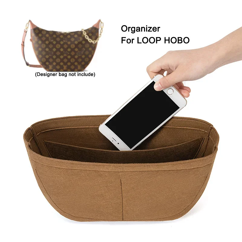 

Felt Insert for Monogram Loop Hobo GM Bag,Hobo Bag Organizer Purse Liner