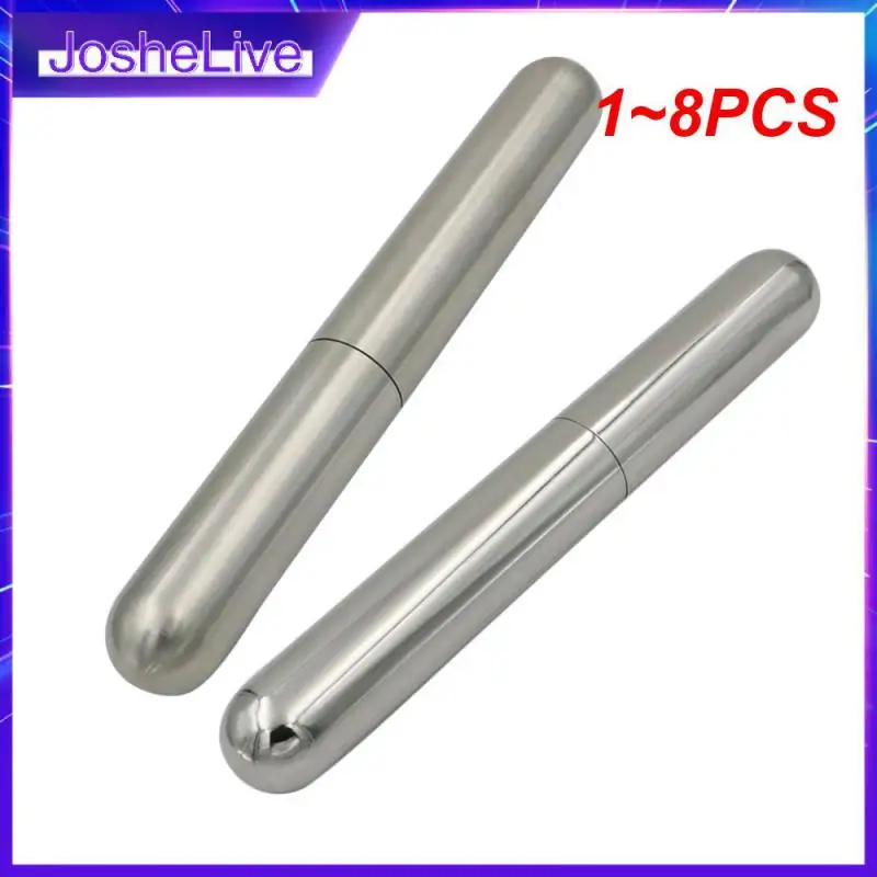 

1~8PCS Stainless Steel Travel Cigar Case With Cigar Cutter 16.5 cm Cigar Tube Case Cigarettes Holder Container Box KC0141