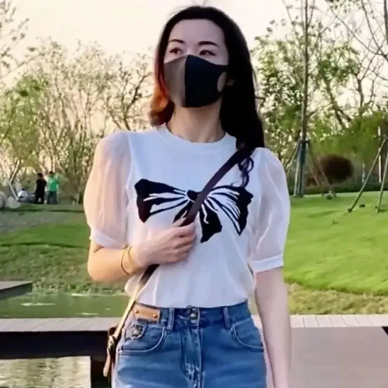 Женская джинсовая юбка-карандаш с разрезом длиной до колен