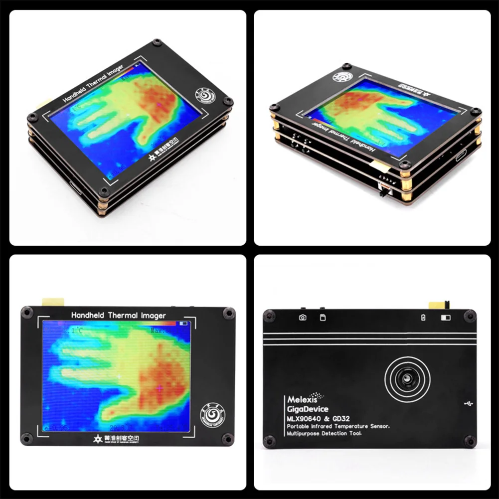 MLX90640 5 5-дюймовый Профессиональный портативный фотографический инфракрасный