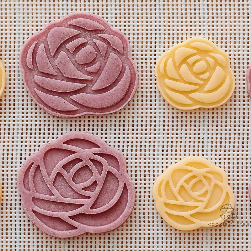 Формочка для печенья с розами 3D форма на День святого Валентина прессованный