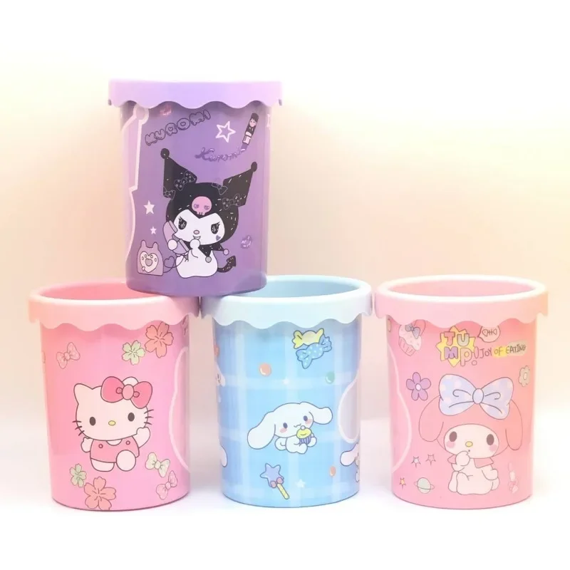 Держатель для ручек Sanrio с героями мультфильмов ведро хранения Kuromi Hello Kitty милое