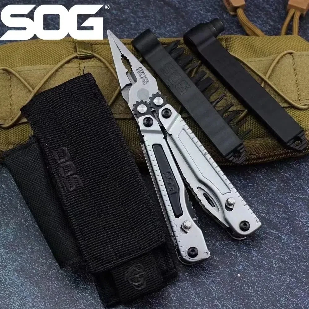 

SOG PX1001N Multifunctional Pliers EDC Portable Combination Tool Card Batch Header Group K Sheath Self-Defense Outdoor Camping
