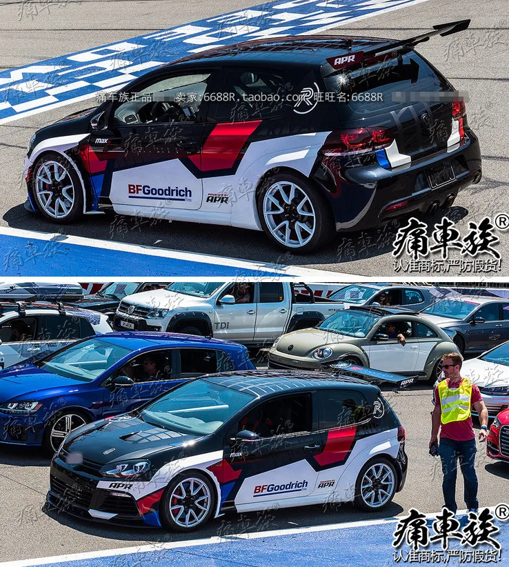 

Car Accessories Racing Car Sticker For Golf 6 Golf 7 Body Exterior Decoration Film Golf 6 7 Modified Vehicle Jdm Sticker