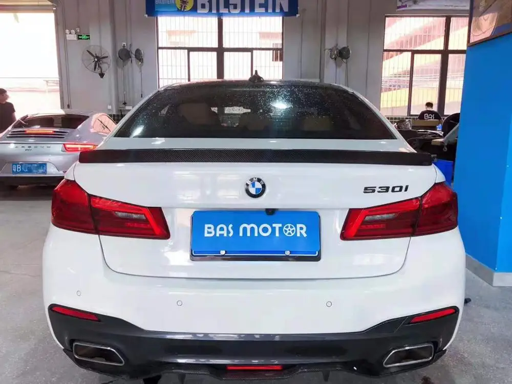 

3D стиль, углеродное волокно, заднее крыло автомобиля, заднее крыло багажника, подходит для BMW 5 серии G30 G38 2018 2019 2020