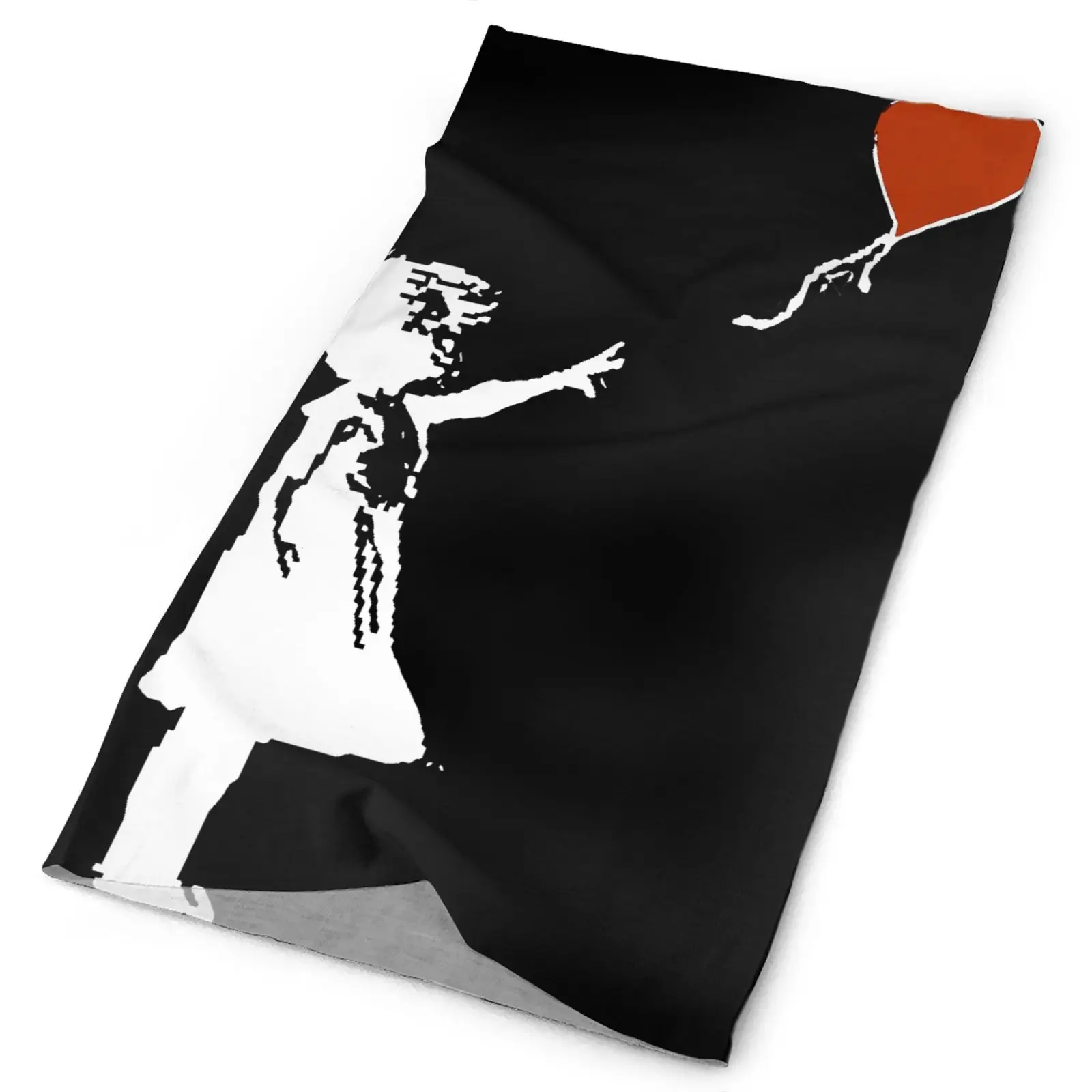 

Бандана Banksy с воздушными шарами для мужчин и женщин, модная бандана для езды на велосипеде в стиле Урбан и граффити, шарф-снуд, шарф для лыж