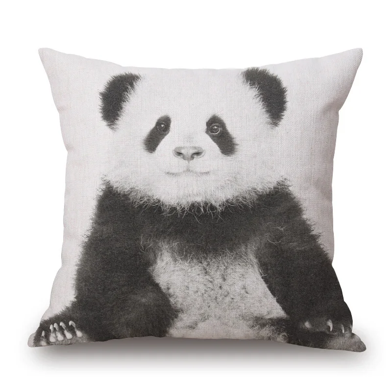 45x45 см ручная роспись постер с животными наволочка альпака коала тигр енот Шато