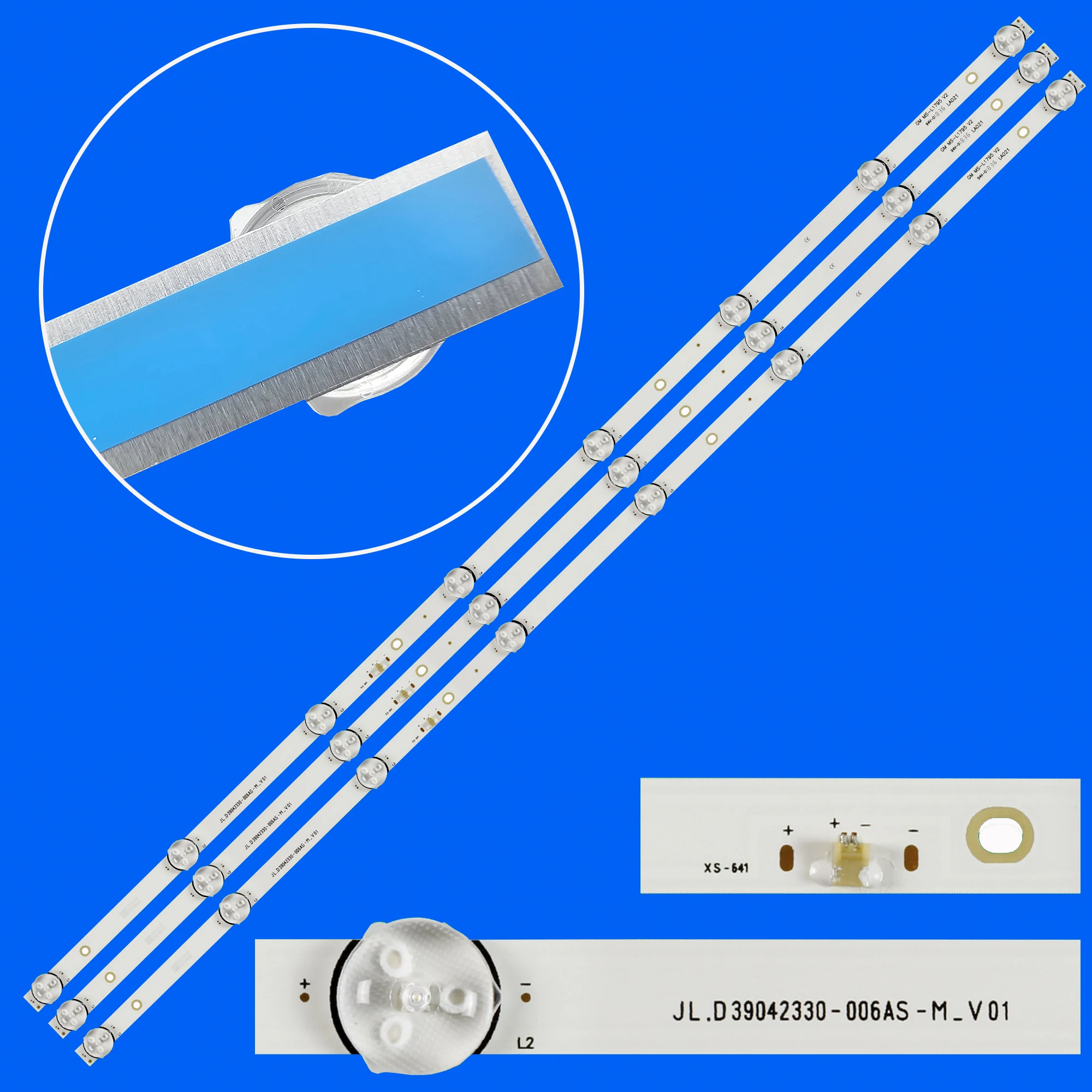 

Светодиодная лента подсветки CX39D08-ZC22AG-02E для MS-L1795 V2 AKTV409TS BN39H1032EEB 39LEM-1045/T2C 39LEX-5045/T2C HL-00390A30-0402S-07