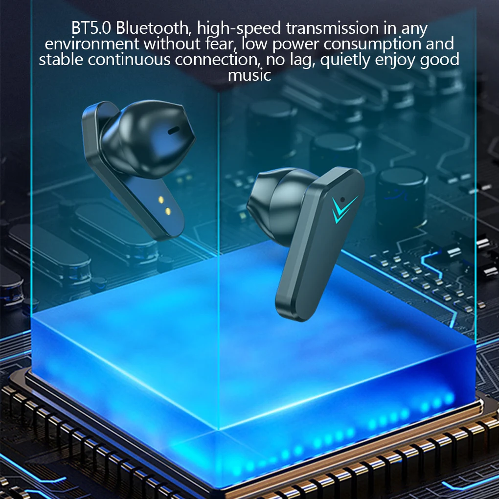 

TWS-наушники с поддержкой Bluetooth 5,0, водонепроницаемые, с микрофоном