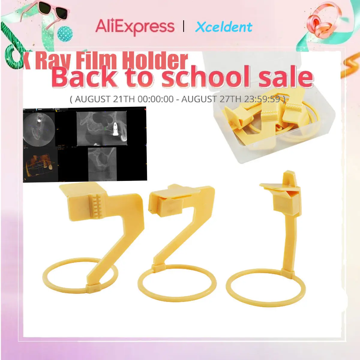 

1 Set(3 Pcs) Dental Use Digital X Ray Film Sensor Positioner Holder Plastic