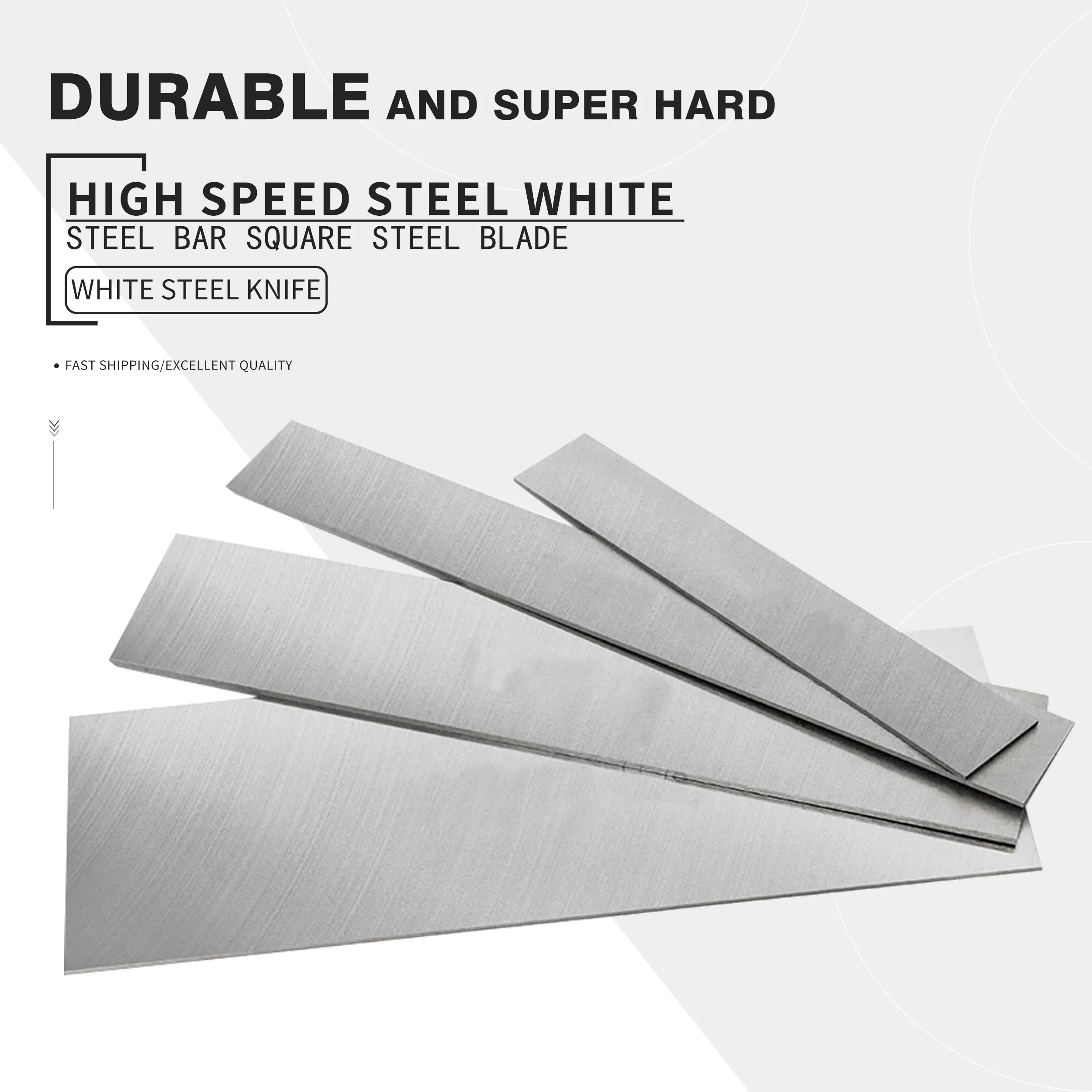 

Стальной нож из быстрорежущей стали 3*20*300мм