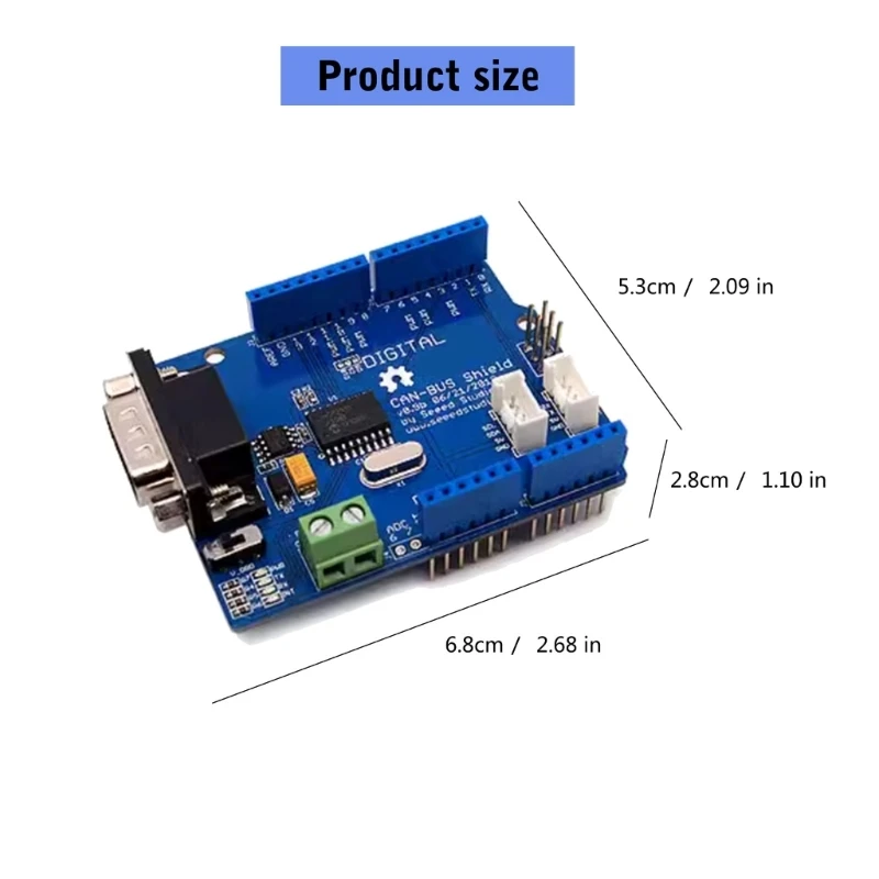 Эффективная плата расширения PIC225K CAN-BUS Shield для проектов DIY с совместимостью