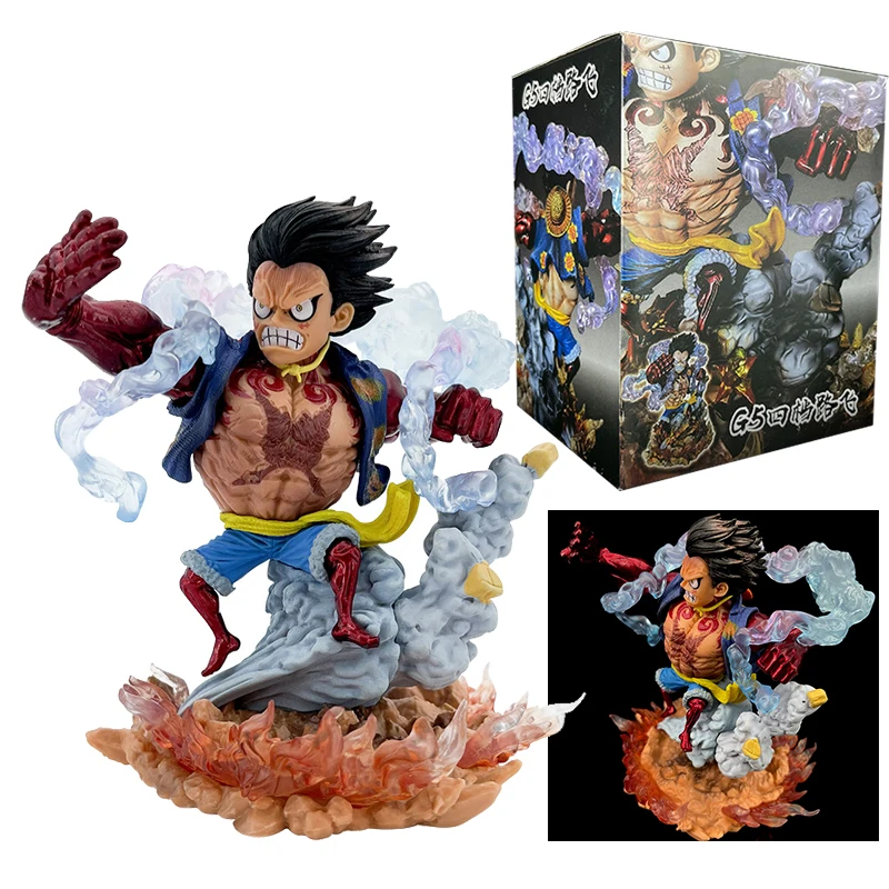 

Фигурка Луффи 12,5 см Gear 4, Аниме One Piece, экшн-фигурка, японский манга, детский мультяшный подарок, игрушки для взрослых и детей