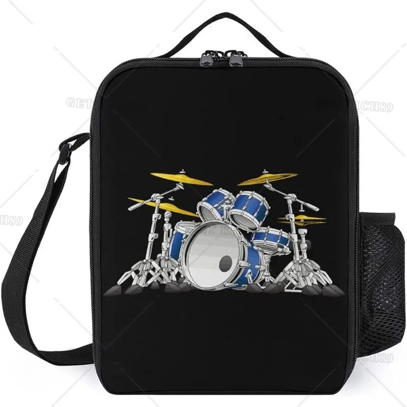 

Изолированная сумка для обеда для барабана, гитары, инструмента, для женщин и мужчин, Герметичная сумка-холодильник, сумка-тоут с плечевым ремнем для работы, пикника, кемпинга