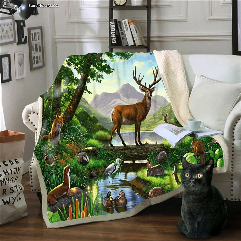 

Одеяло с 3D Цифровым принтом для детей и взрослых