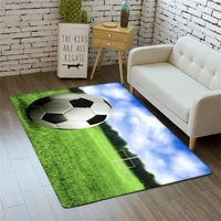 green soccer carpets for living room sports arena football game playground rugs polyester machine wash anti skid floor rugs home
