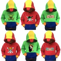 2022 anime one piece new design printed kids hoodie sweatshirt fashion spring autumn and winter cartoon children hoodies coat