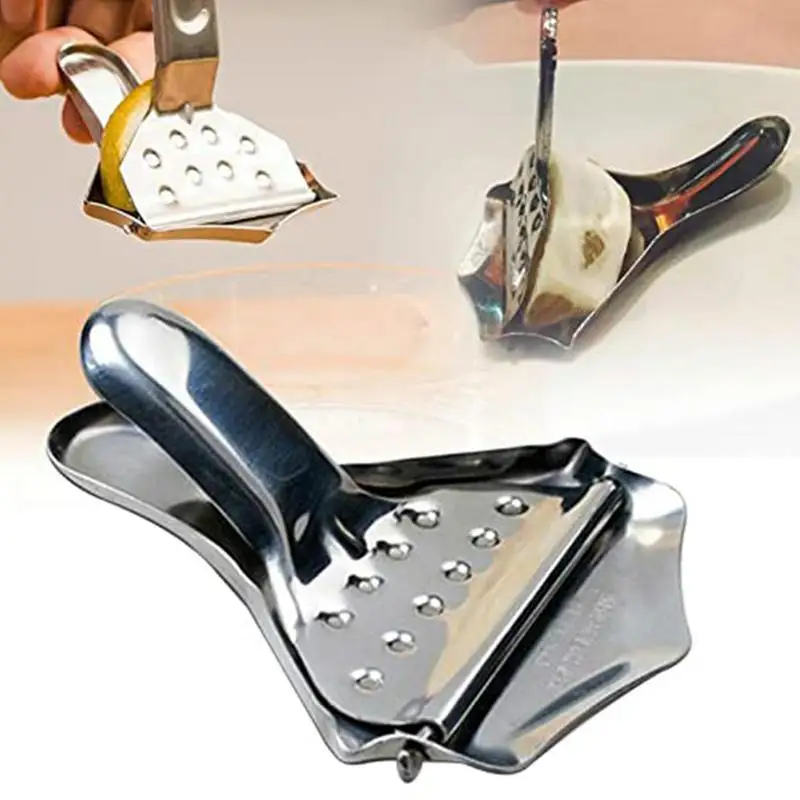

Lemon Squeezer Manual 2pcs Food-grade Stainless Steel Lemon Squeezer Fruit Press Kitchen Gadgets For Home Juicer Practical Tool