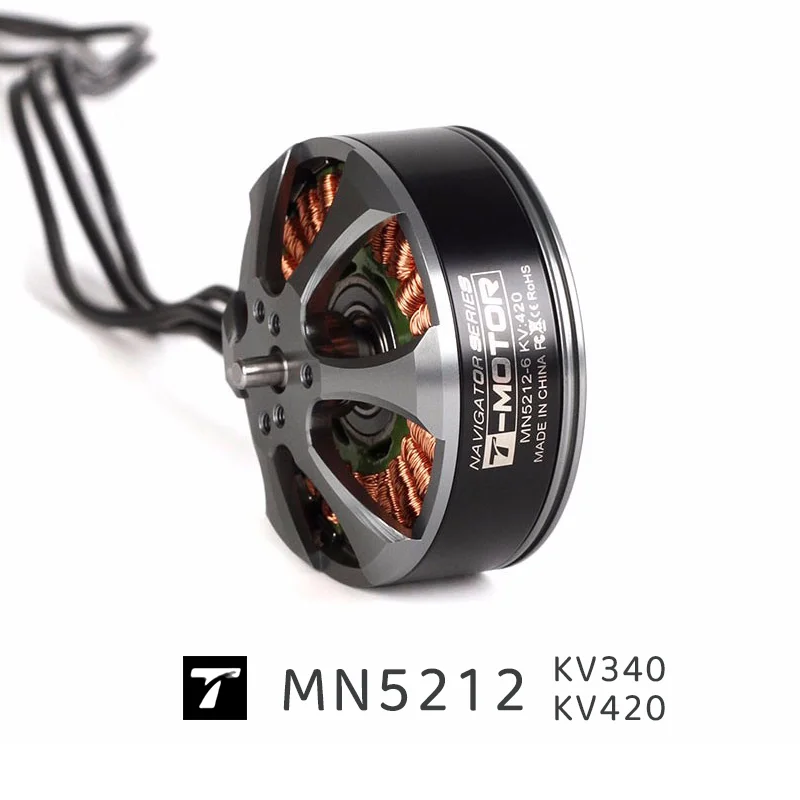 Радиоуправляемый бесщеточный двигатель MN5212 KV340/KV420 T-MOTOR