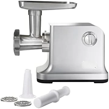 

Grinder & Sausage Stuffer, #5 500 Watt, 5/8 HP Motor, Grinds 2 lbs Per Minute, Black (33-1101-W)