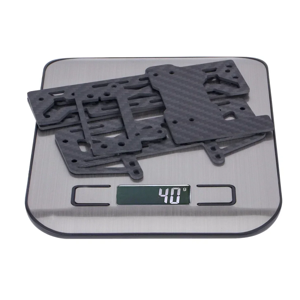 Обработанный держатель батареи из углеродного волокна кронштейн ESC для 1/10 RC Vanquish