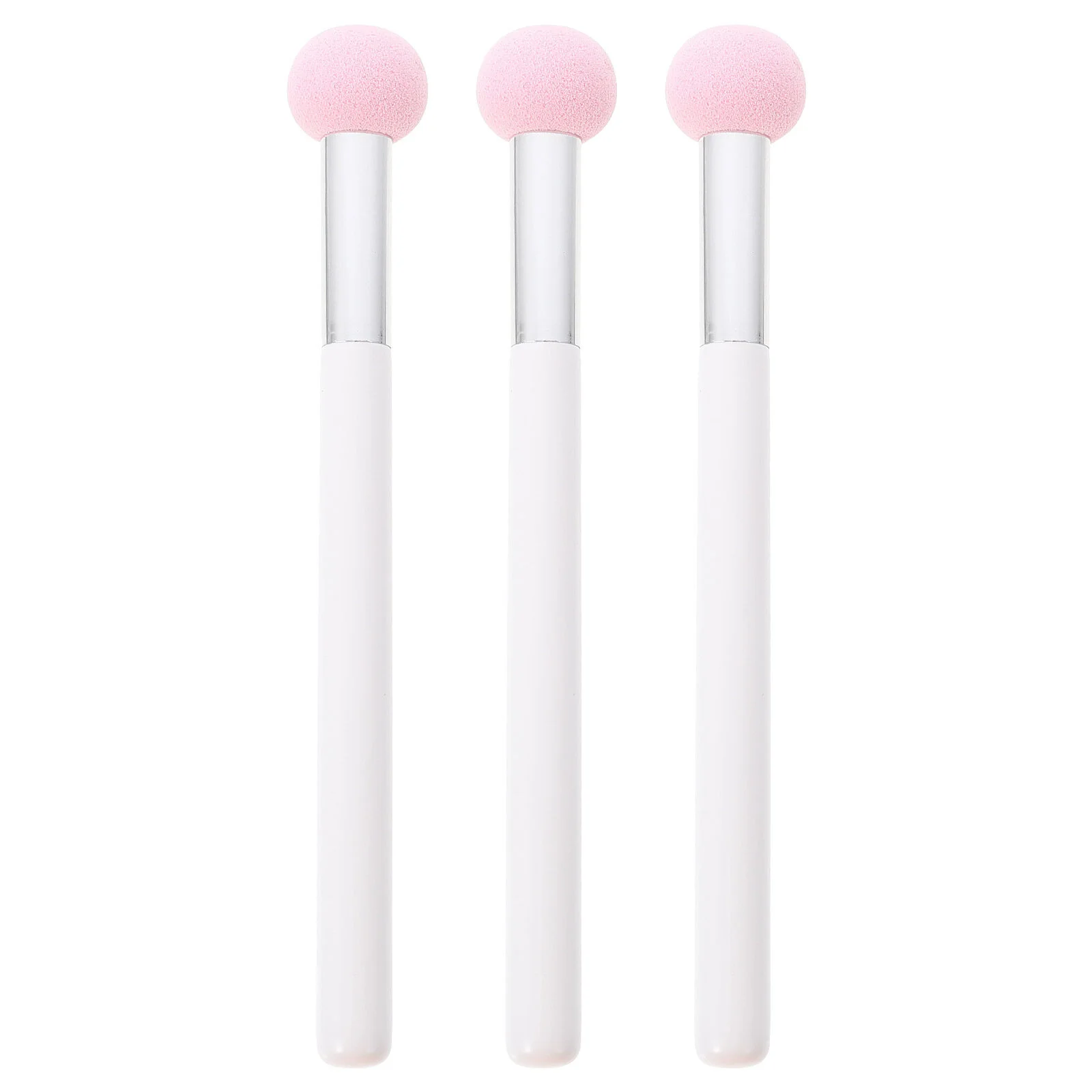 

3 Pcs Small Mushroom Head Makeup Supply Concealer Sponge Sponges Round Brushes Tools Silicone Nail Dry Wet