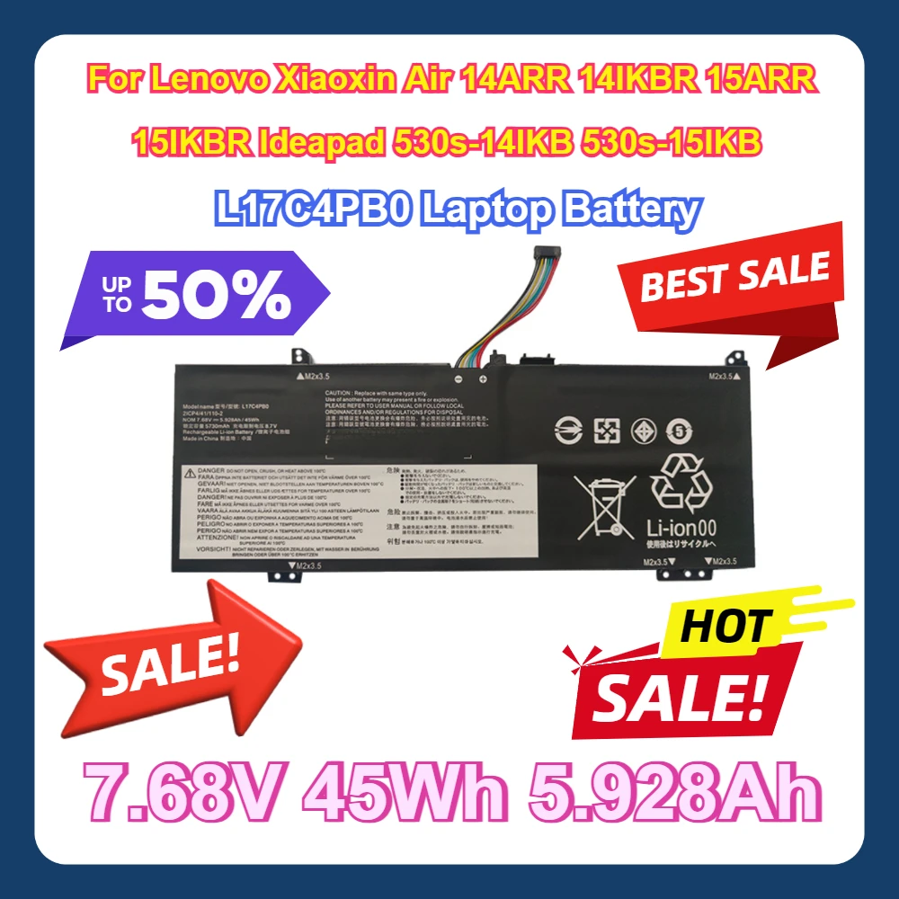 Аккумулятор для ноутбука Lenovo 7 68В 45Втч