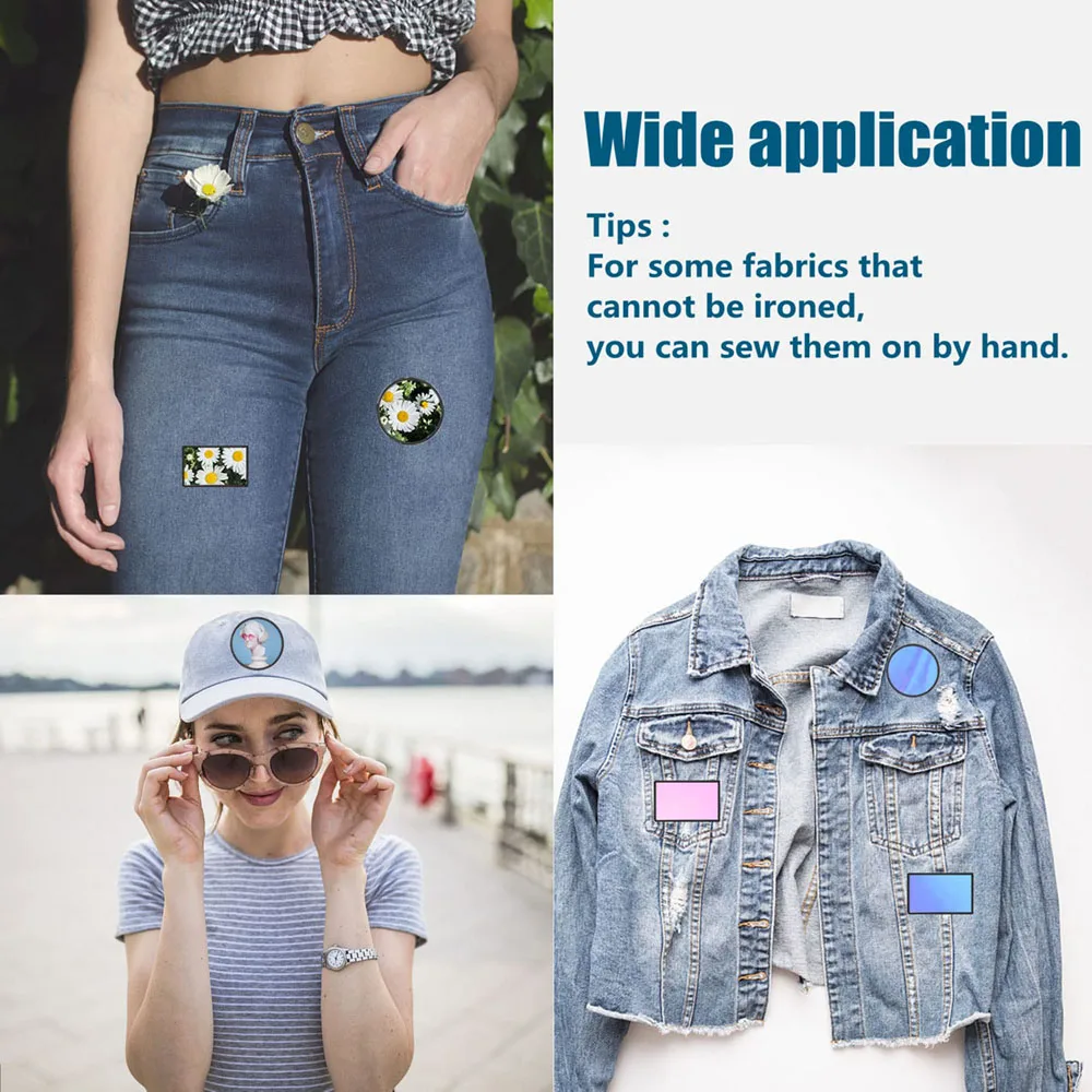 10 шт./набор сублимационные патчи для одежды