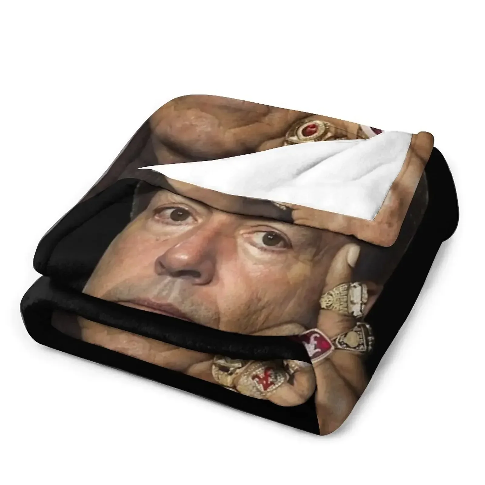 NICK SABAN COLLEGEE плед забавный подарок тонкие волосатые одеяла в стиле аниме