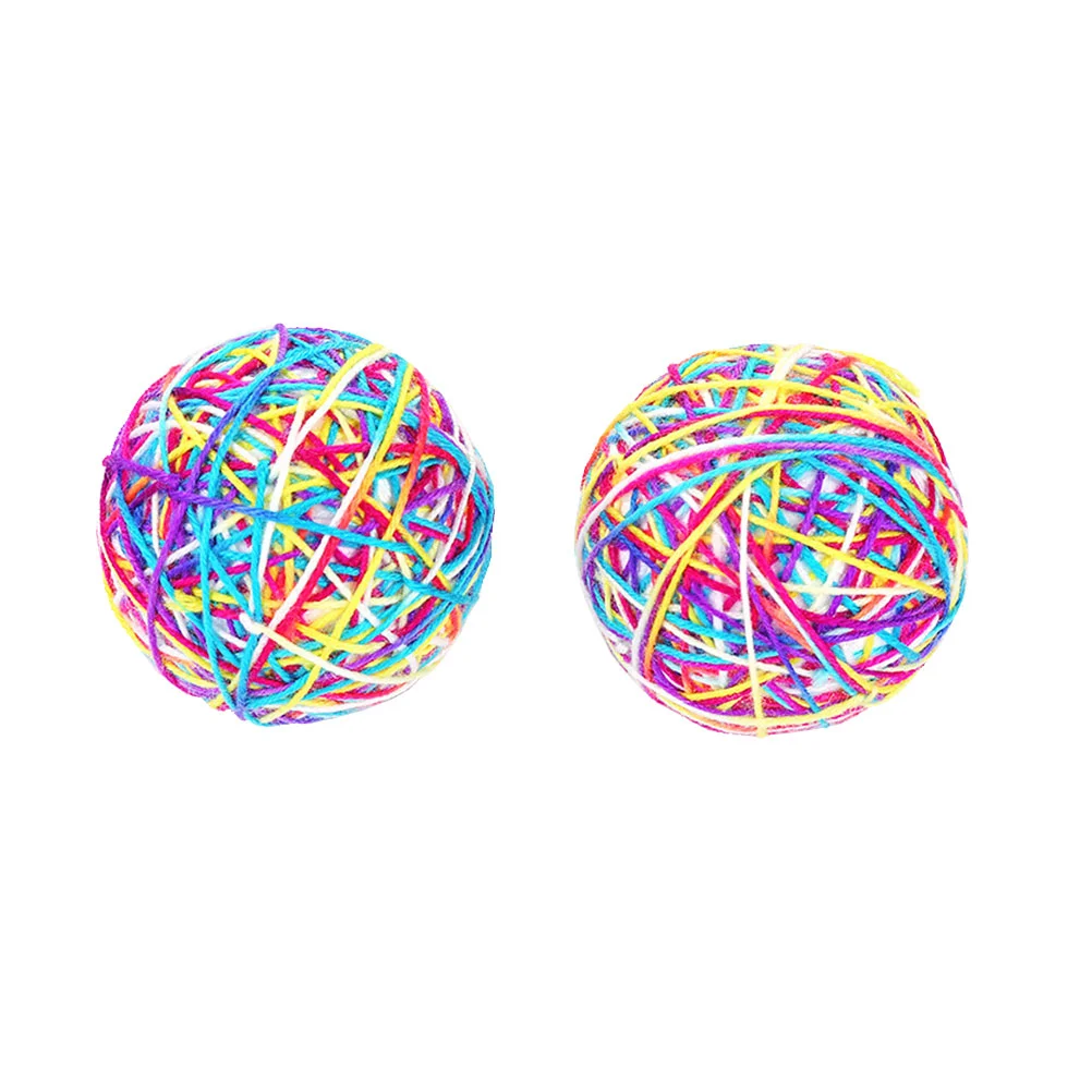 

2 Pcs Interactive Cat Toy Interactive Chew Toy Puzzle Toys Cat Toys Balls Kitten Toys Cat Chew Toy Pet