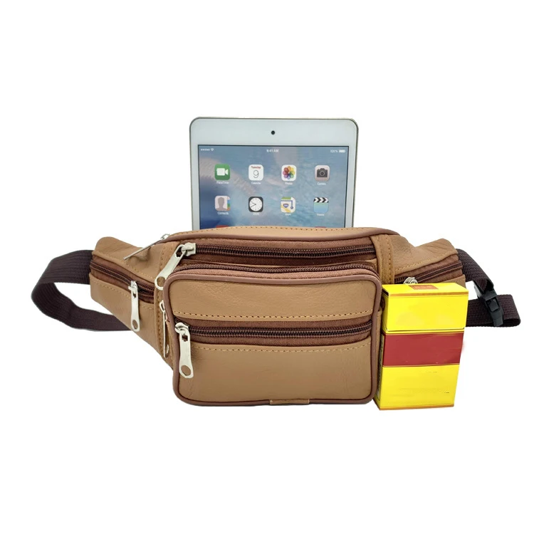 Поясная сумка для мужчин из натуральной кожи забавные модные роскошные