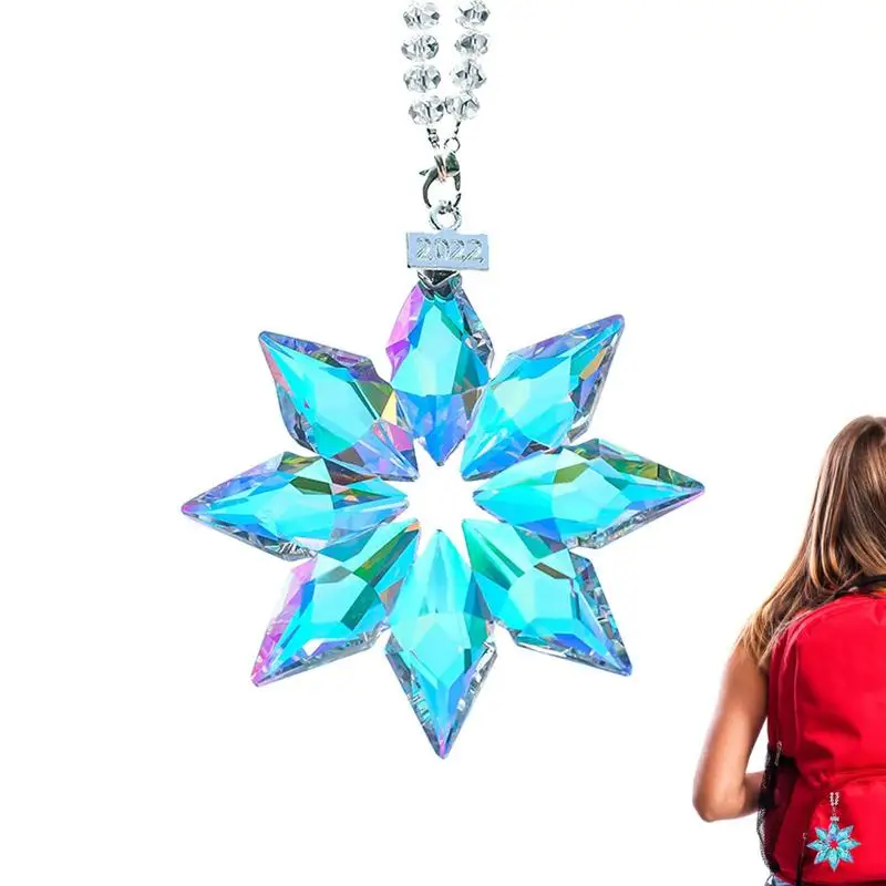 

Christmas Snowflake Ornaments Christmas Tree Decorations Crystal Snowflakes Christmas Tree Ornaments Car Accessories Wedding