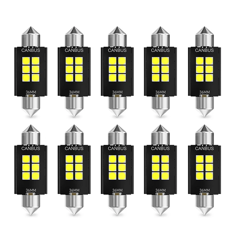 

Led Bulb CANBUS Festoon LED Bulbs 3030 6-SMD Car Interior Map Dome Lamp Reading Lamp Car Interior License Plate Light
