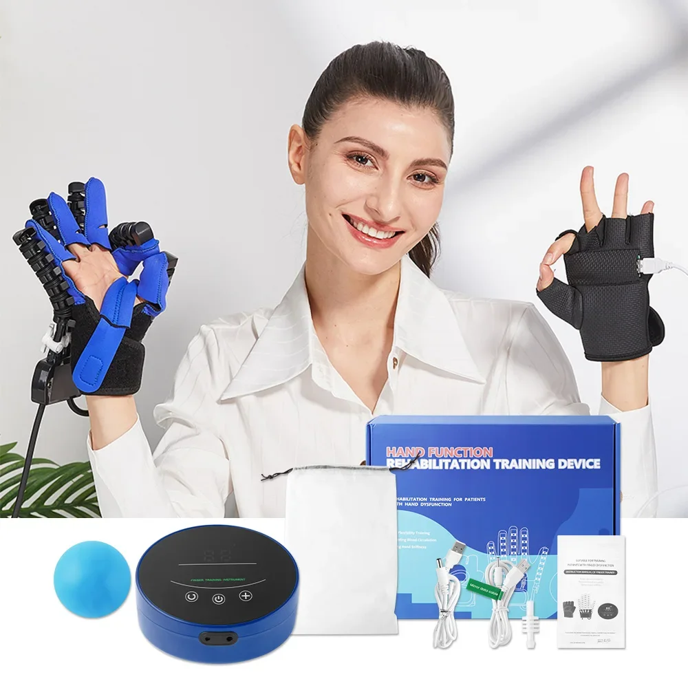 

Intelligent Rehabilitation Robot Gloves Finger Training Massager Hand Recovery for Stroke Hemiplegia Patient Physiotherapy Glove