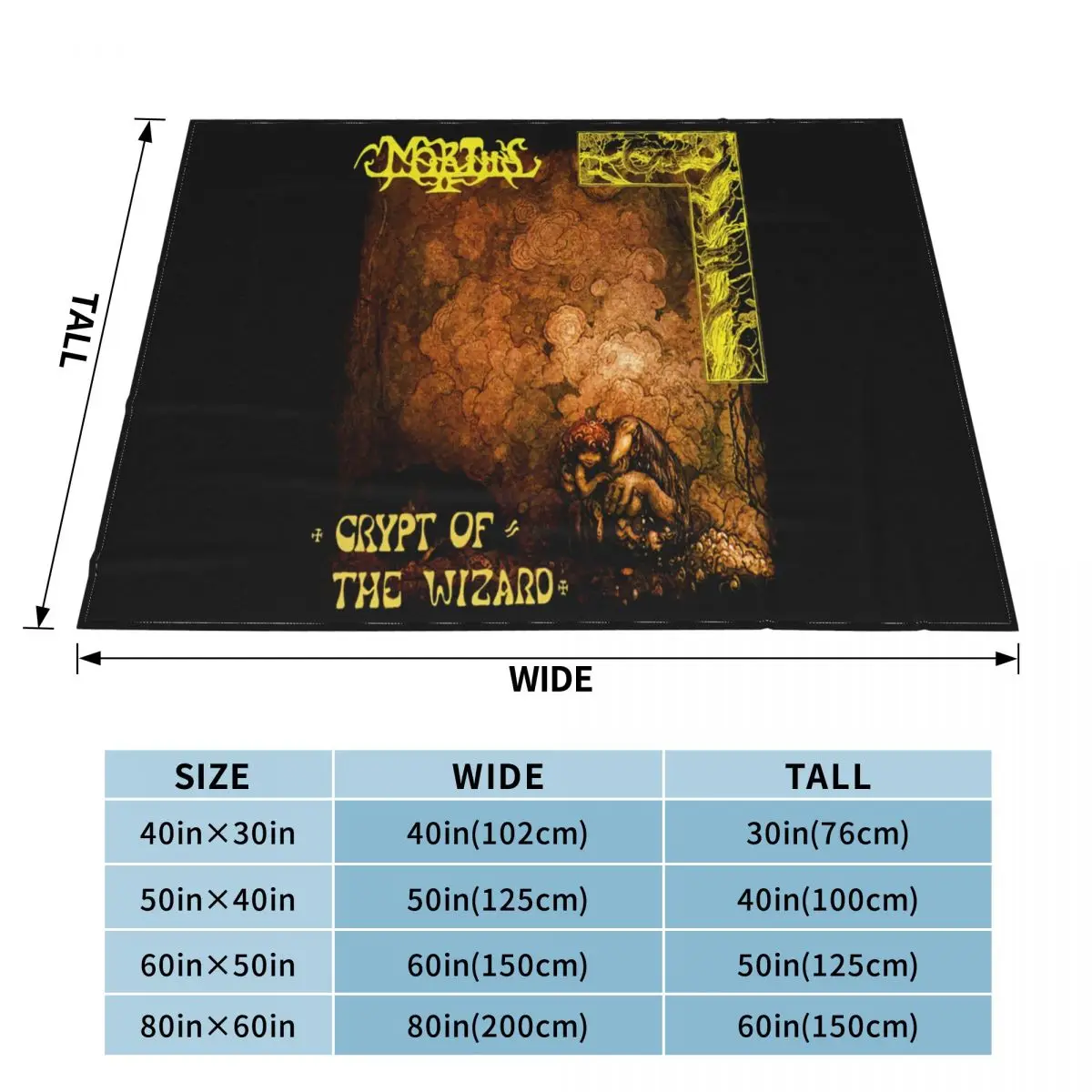 Весеннее одеяло Mortiis Crypt Of The Wizard Xs S M L Xl Xxl для женщин