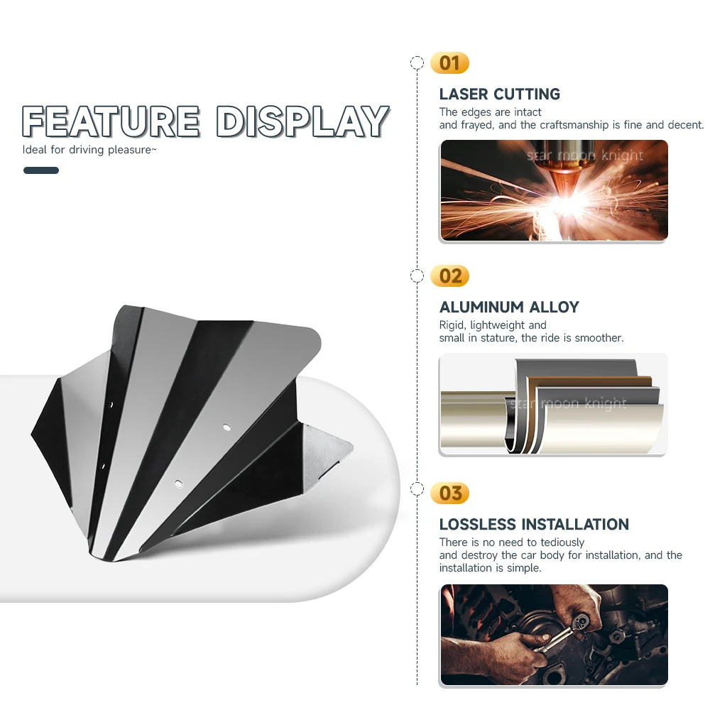 Дефлектор ветрового стекла для Yamaha MT10 MT-10 MT 10 2022-Аксессуары