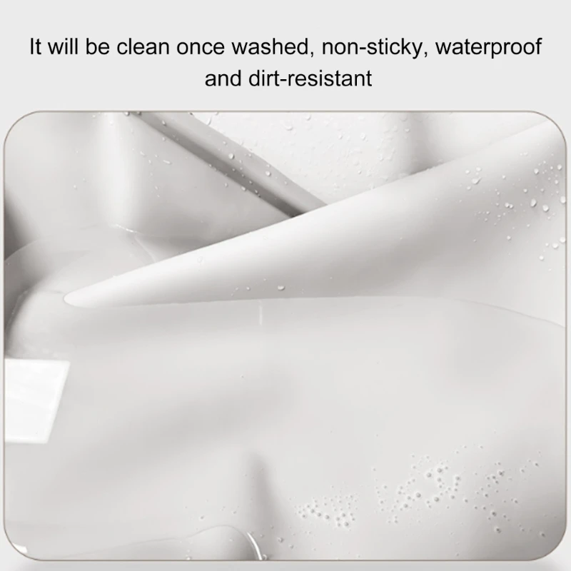 Нескользящий силиконовый коврик для миски кошек и маленьких собак