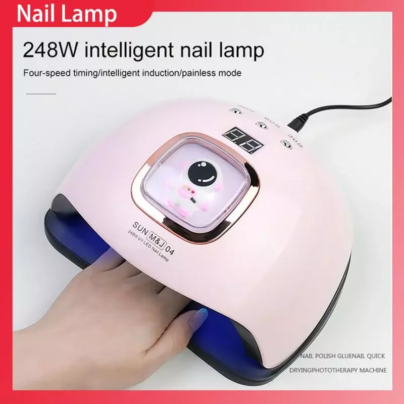 

NEW2023 54LEDs Nail Dryer UV LED Nail Lamp For Curing All Gel Nail Polish With Motion Sensing Professional Manicure Salon Tool E