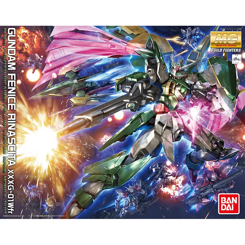 

Фигурка аниме оригинальная Bandai Gundam MG 1/100 FENICE Gundam Fenice Rinascita эффектные модели модификация аниме экшн-Фигурки игрушки