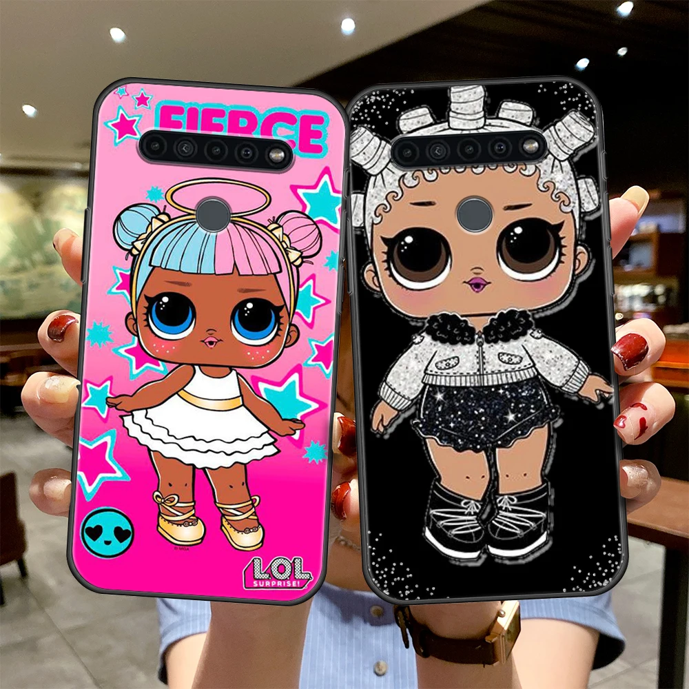 

Phone Case Coque for LG K61 G8 ThinQ K42 K41s G7 Q61 K50 K51s K92 5G K71 K62 G6 Official Armor LOL Surprise Cute Grils Soft