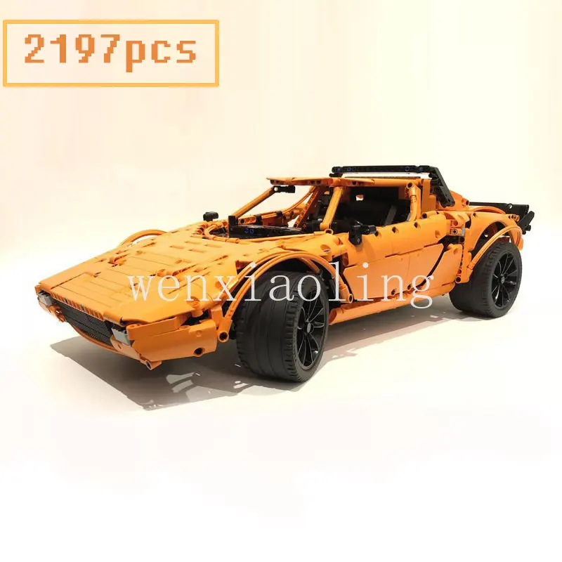 

Brand New MOC-16813 Building Blocks 1974 Stratos Stradale HFFairlady - GT3 RS High Speed Car Model Building Blocks Toy Gift