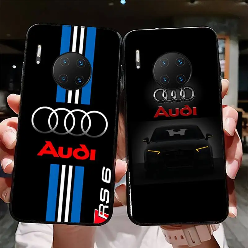 

A-Audi-Logo-Car Phone Case For Huawei Mate 10 20 30 40 50 lite pro Nova 3 3i 5 6 SE 7 pro 7SE