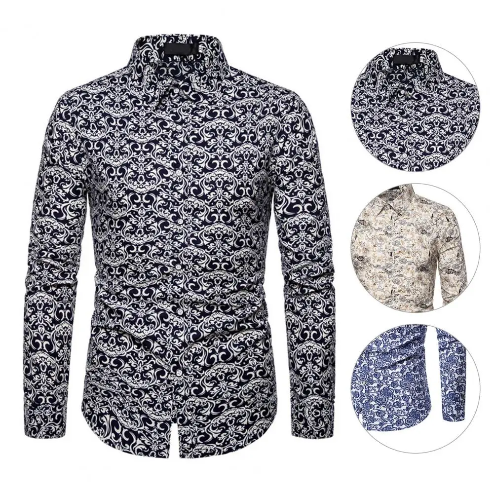 

Spring Top Vintage Spring T-shirt Retro Lapel Trendy Breathable Spring T-shirt