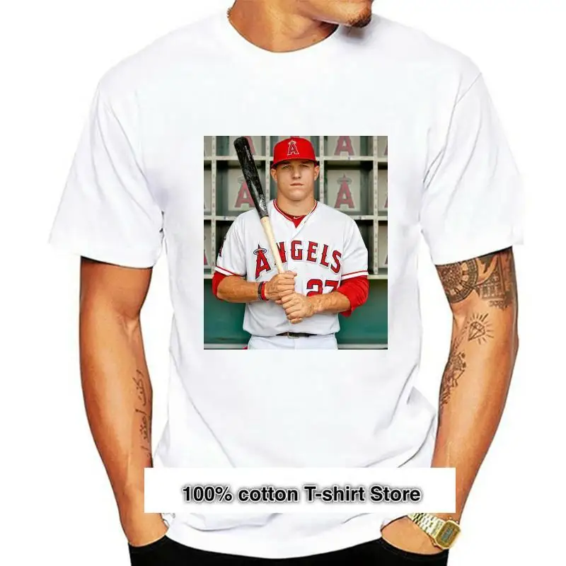 

Camiseta de Mike Trout para hombre, camisa de manga corta de La Angels Of Anaheim, S, 5Xl